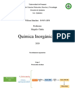 Química Inorgánica I procedimientos