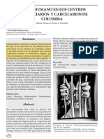 Drama Humano en Los Centros Penitenciarios y Carcelarios de Colombia