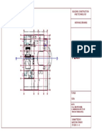 First Floor Plan: Working Drawing
