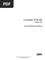 Coresight Etm - M4: Technical Reference Manual