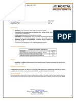 GILSO-PLUS propiedades físicas y aplicaciones del estabilizante de arcillas