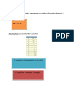 Scientific Notation:: A Quantity Is Expressed As A Product of A Number Between 1 and 10