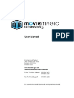 Movie Magic Scheduling 5 User Manual