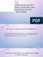 Derechos Sexuales y Reproductivos de Los Adolescentes en