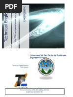 Universidad de San Carlos de Guatemala Engineering School: Technical English Booklet Third Edition