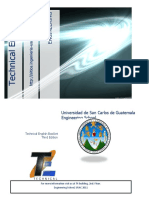 Universidad de San Carlos de Guatemala Engineering School: Technical English Booklet Third Edition