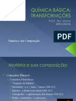 A Matéria e sua Composição: Conceitos Básicos da Teoria Atômica