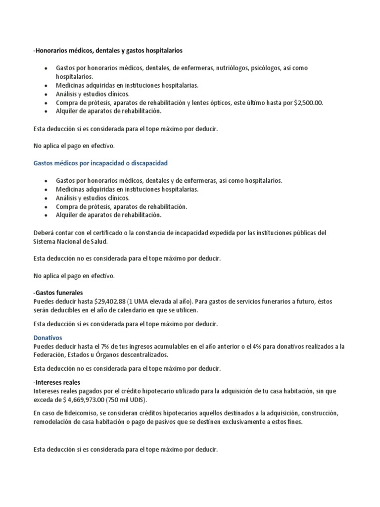 Deducciones Personales | PDF | Ahorro | Seguro