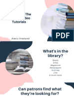 640 Navigating The Library Through Video Tutorials