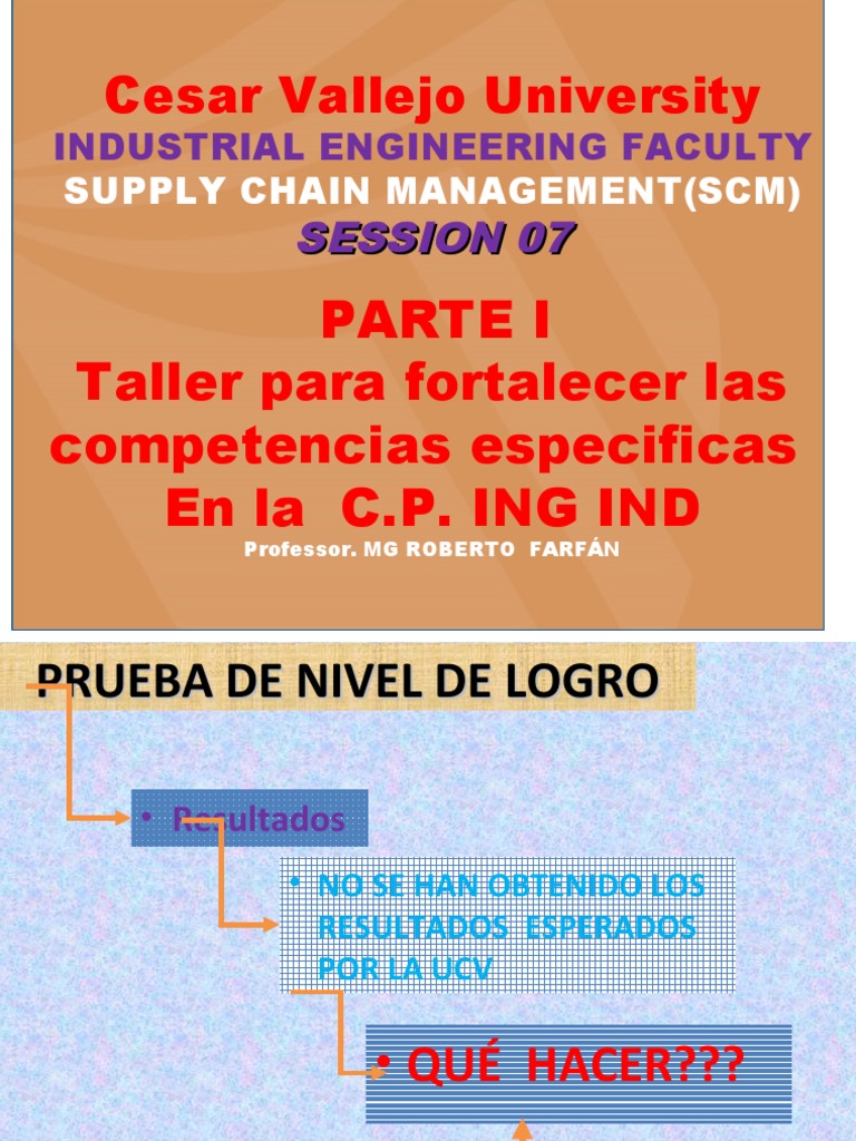 Tema 7C Final | PDF | Logística | Calidad (comercial)