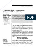 Treatment of Chronic Fatigue Syndrome: Findings, Principles and Strategies