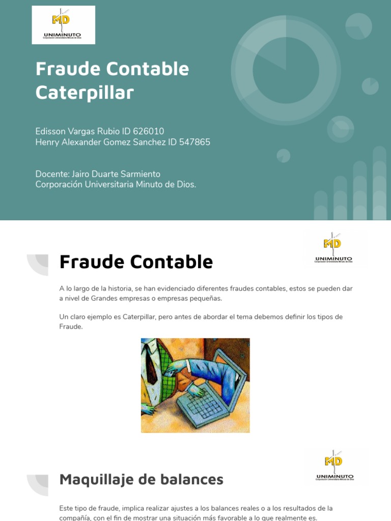 Fraude Contable | PDF | Contabilidad | Contabilidad y Auditoria
