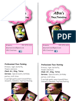 Face Painting Promo1 PDF