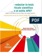 Dokumen - Tips - Como Redactar La Tesis y El Articulo Cientifico Segun El Estilo Apa PDF