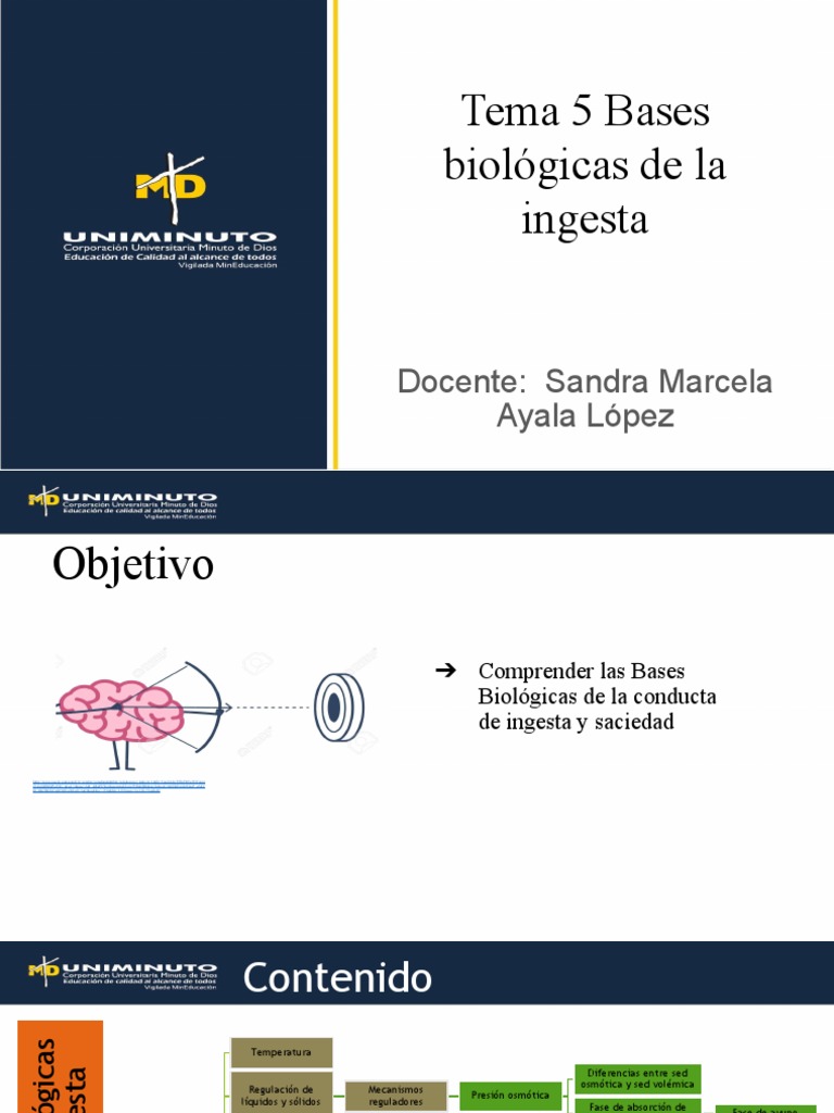 Sed Osmótica y Volémica en Ingesta | PDF | Homeostasis | Hipotálamo
