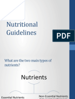 Nutritional Guidelines-Sept 6