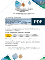 Guía de Actividades y Rúbrica de Evaluación Reto 1 Hábitos de Estudio PDF