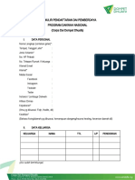 Formulir Pendaftaran Sekolah Dai