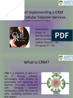 Benefits of Implementing A CRM System in Cellular Telecom Services