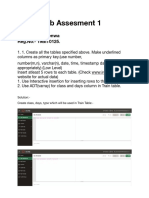 DBMS Lab Assesment 1: Name:-Yash Renwa Reg - No: - 19BIT0125