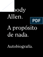 Allen Woody a Proposito de Nada Autobiografia
