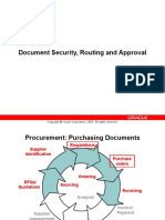 Document Security, Routing and Approval