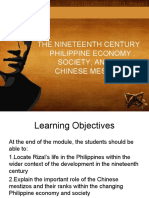 The Three Important Provisions: The Nineteenth Century Philippine Economy, Society, and The Chinese Mestizos