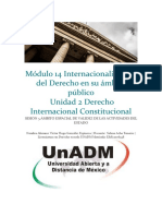 Módulo 14 Internacionalización Del Derecho en Su Ámbito Público Unidad 2 Derecho Internacional Constitucional