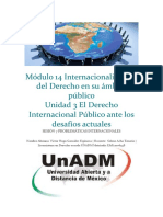 Módulo 14 Internacionalización Del Derecho en Su Ámbito Público Unidad 3 El Derecho Internacional Público Ante Los Desafíos Actuales