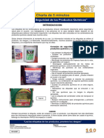 CHARLA #12 Etiqueta de Seguridad de Los Productos Quimicos COGEL SAC