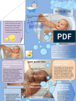 Baby Bathing Pamphlet