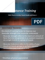 Resistance Training: FW01 Physical Activities Toward Health and Fitness 1