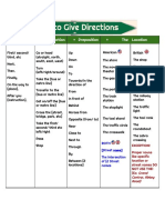 How To Give Directions in English Instructions Exa Classroom Posters Conversation Topics Dialogs Fun - 120678