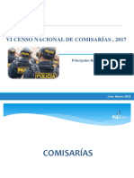 VI Censo Nacional de Comisarias Febrero 2017 PDF