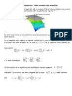 Planos Tangentes y Rectas Normales A Una Superficie