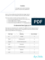 2.1 Data Types Notes PDF