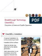 Breakthrough Technology Clearwell: Prevention of Scale and Paraffin Deposition