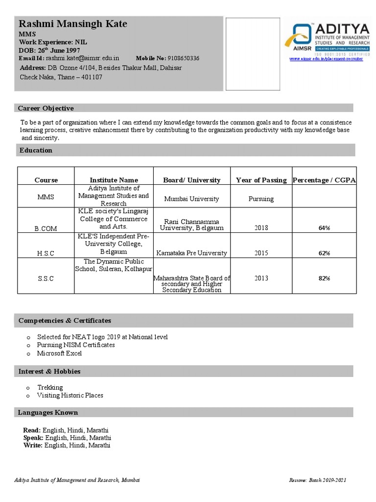 1st Year - SIP - Format - 2019-2021 - Ver 2.1 | PDF