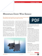 Miniature Draw Wire Sensor: Hannover Messe