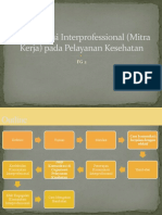 Komunikasi Interprofessional (Mitra Kerja) Pada Pelayanan