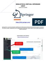 Acceso biblioteca virtual Springer UNCP
