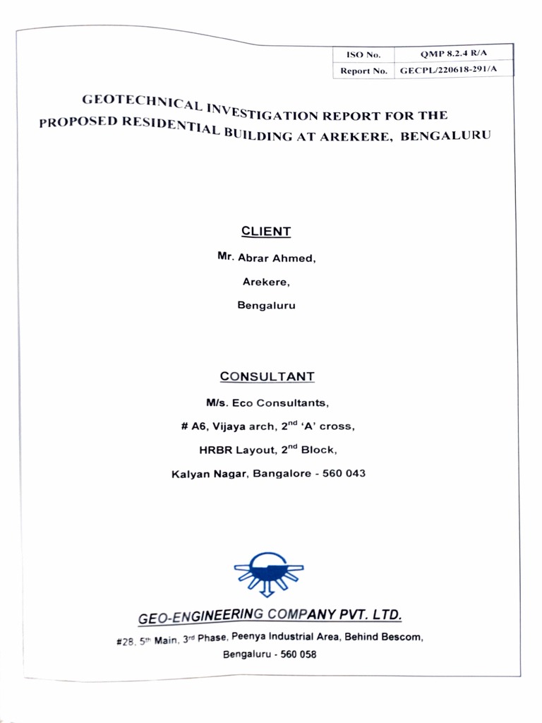 Soil Testing Report | PDF | Soil Science | Natural Materials