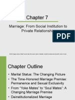 Marriage: From Social Institution To Private Relationship