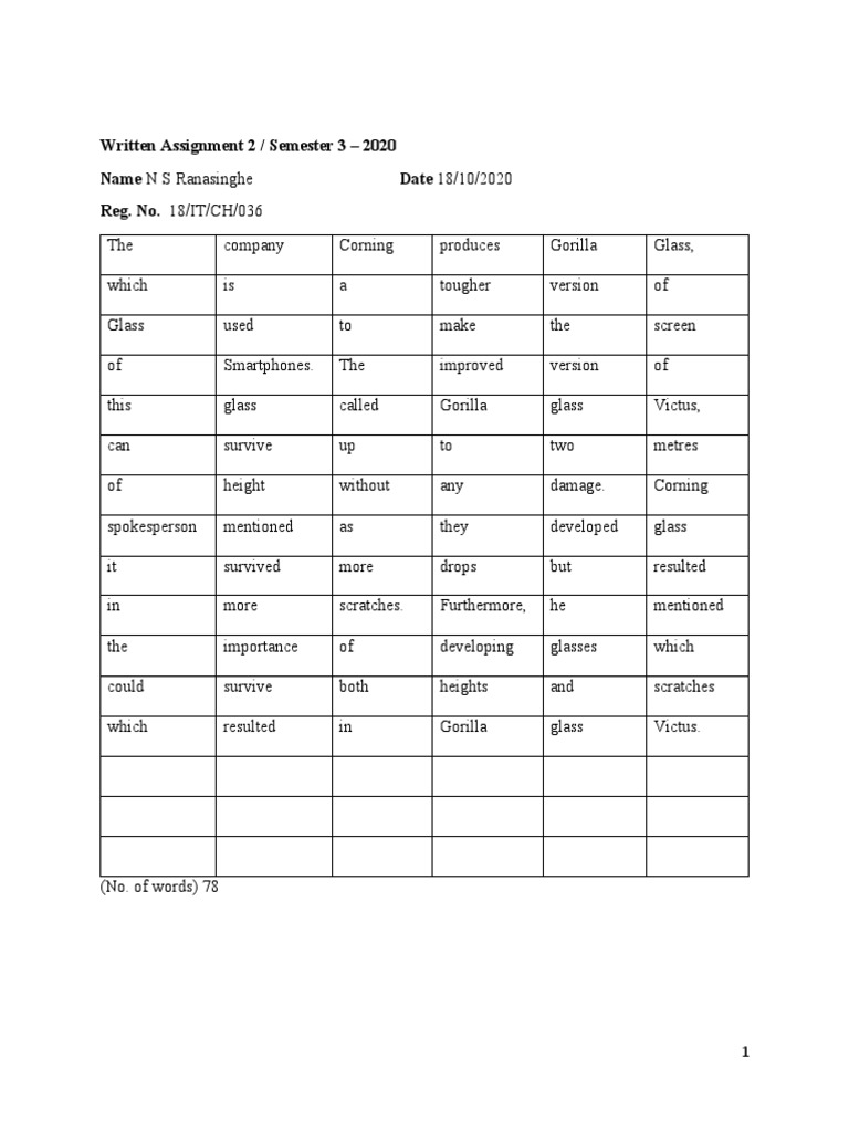 S3 Written Assignment 2 | PDF
