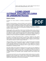 Ventura, Roberto - Canudos Como Cidade Iletrada Euclides Da Cunha Na Urbs Monstruosa