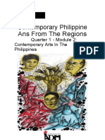 Contemporary Philippine Ans From The Regions