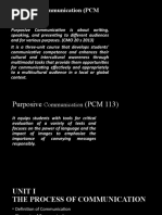 Purposive Communication - Ep 1