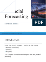 Financial Forecasting: Chapter Three