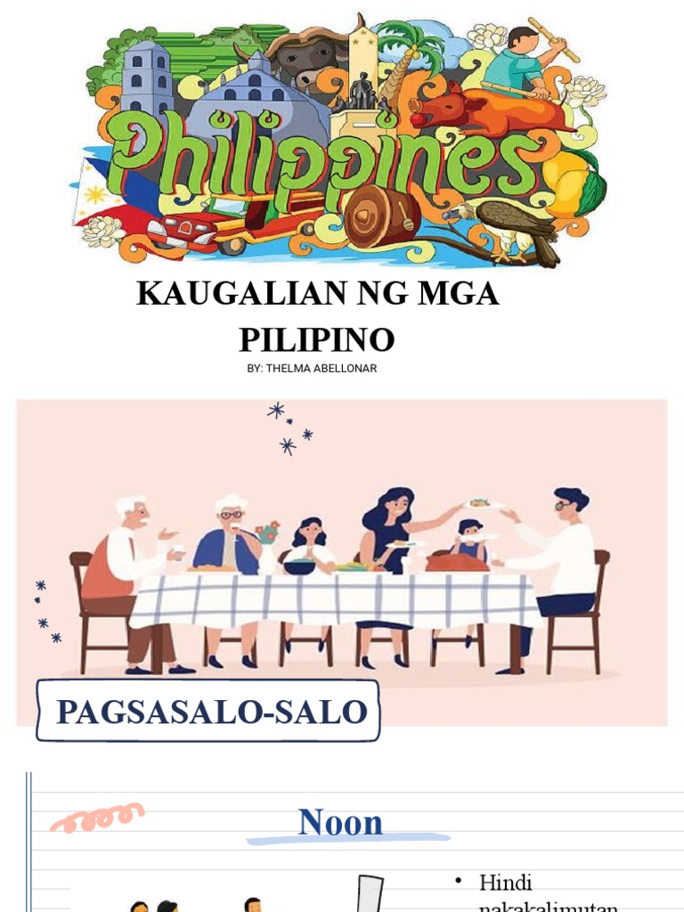 Kaugalian NG Mga Pilipino Noon at Ngayon  PDF