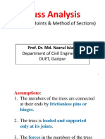 Class-2 - Truss Analysis - MOJ - DR Nazrul - 1